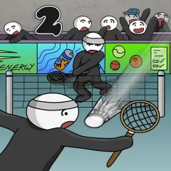  Stick Figure Badminton 2